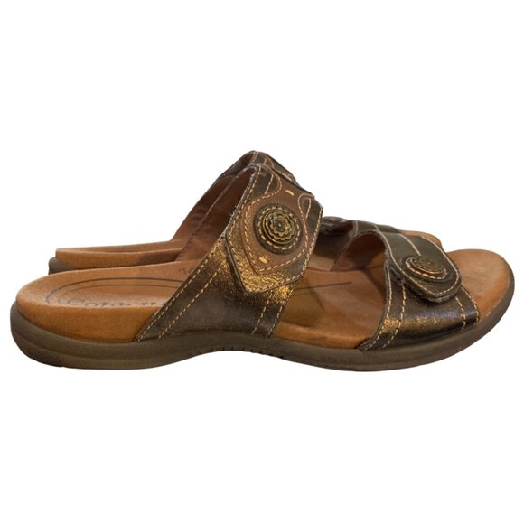 Lot of 2 Cobb Hill By New Balance RevLite Brown & Tan Sandles Sz 7W - Picture 3 of 16